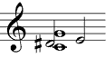 Moll-Dreiklang (enharmonisch)